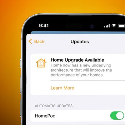 home upgrade available feature