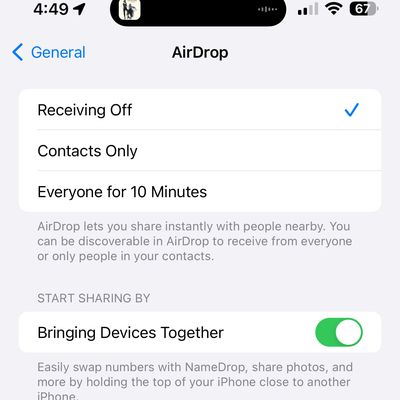 ios 17 1 airdrop