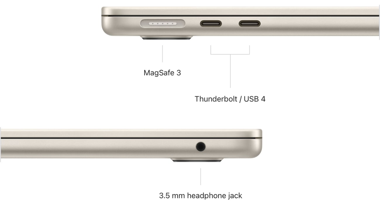 macbook air ports