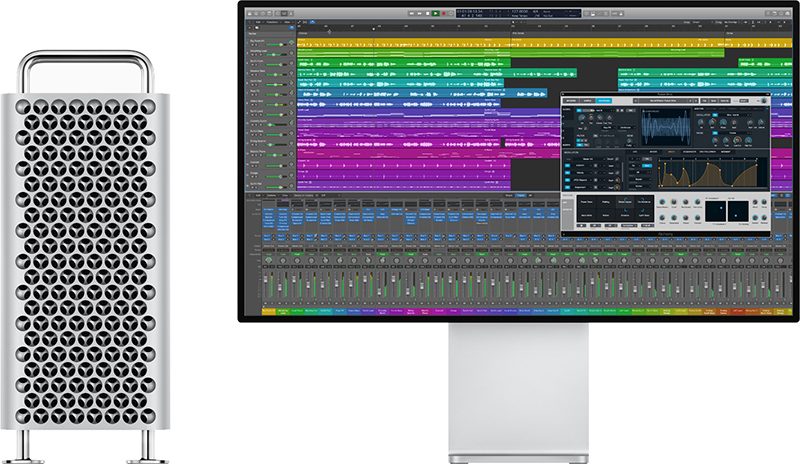 pro display xdr and Mac Pro running Logic Pro X