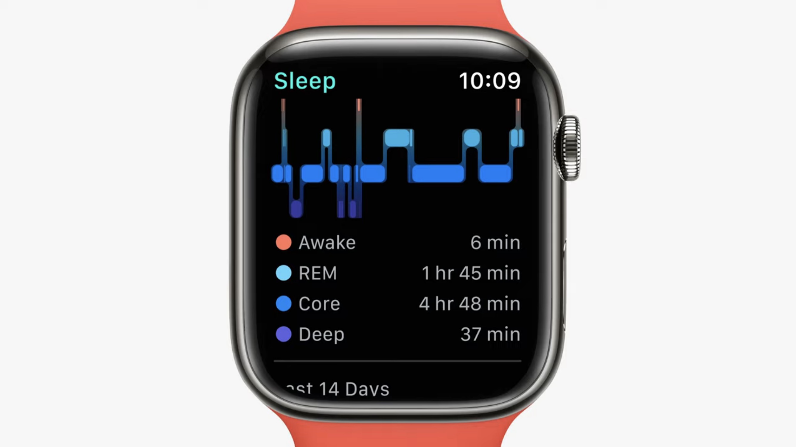 watchos 9 sleep stage tracking